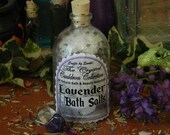 Lavender Bath Salts - reduce anxiety, stress, insomnia, swelling. calming, sedative, rejuvination