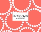 Half Yard Persimmon Pearl Bracelet, Lizzy House for Andover Fabrics, 100% Cotton Fabric, A 4116 O2