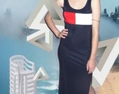 90s TOMMY maxi DRESS