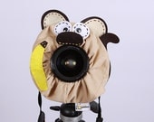 Shutter Buddies Mikey MONKEY with SQUEAKER camera lens prop- Ready to ship