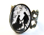 Silhouette Ring - Sleeping Beauty