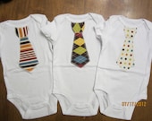 Adorable Baby trio of Onesies Boy any size newborn to 24 months  Short or Long Sleeves
