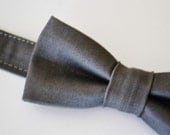 Boys Bowtie Ages 2-10 in Dark Gray