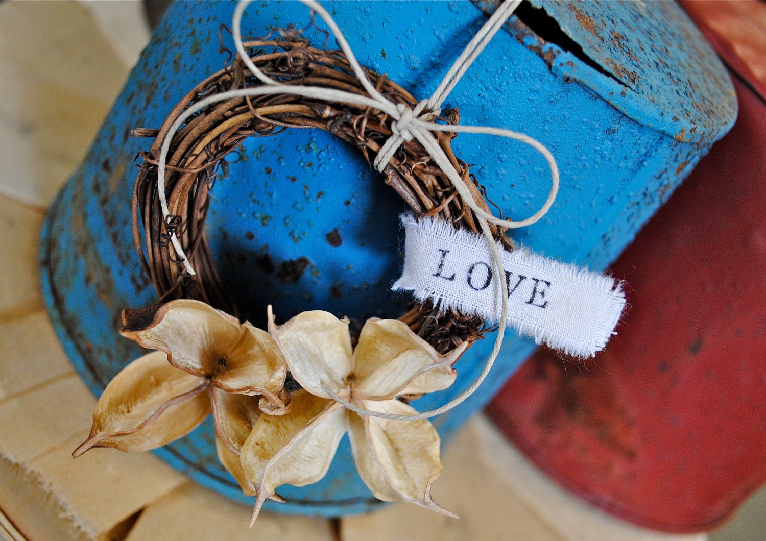 Cotton Bur Ornaments Set of 3 - 3" - Wedding Decoration - Favors - Place Cards - Escort Card - Gift - Gift Tags - Home Decor