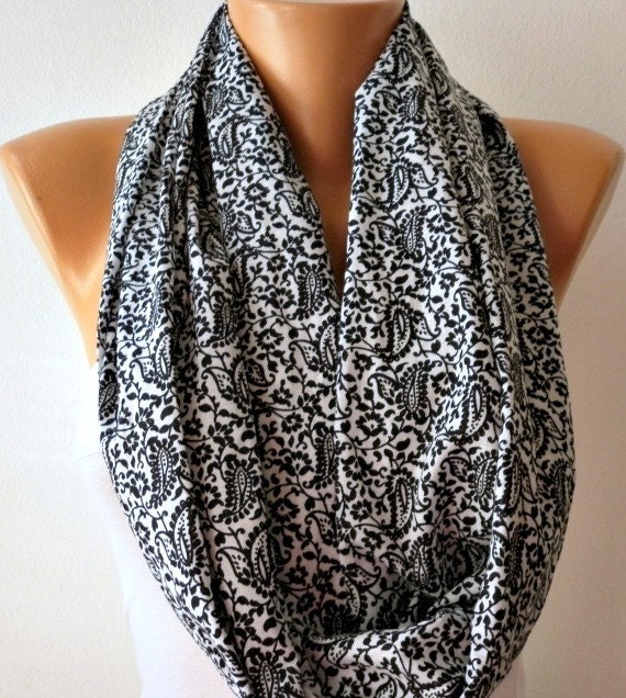 Infinity Scarf Shawl Circle Scarf Loop Scarf Gift -fatwoman