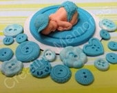 Baby Cute as a Button Set - Boy