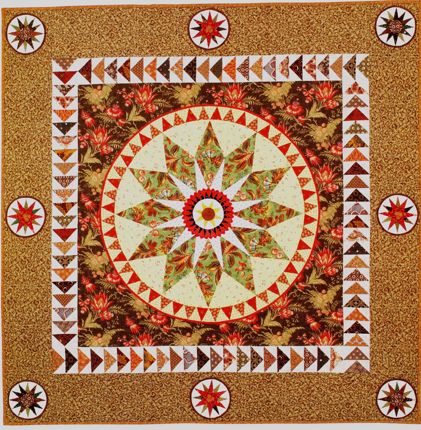 Chocolate Stars quilt pattern