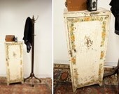 Vintage Chippy Industrial Metal Cabinet