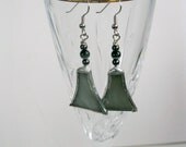 Stained Glass Gray Earrings