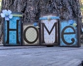 Home Blocks Set, Wooden Block Set, Boutique Blocks, Home Blocks, Home Decor, Wooden Blocks, Family Sign, Gifts