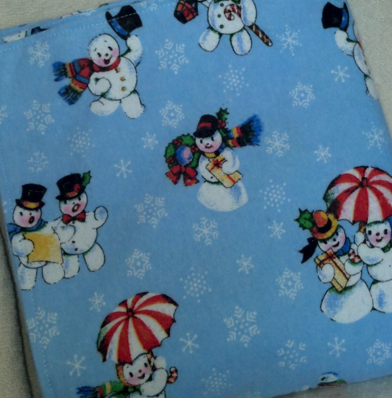 Snowman Flanel Blanket