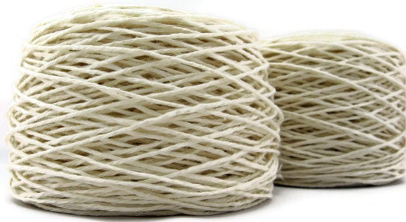 Hemp Yarn, White, DK, Wholesale Avail, Premium Hemp Twine