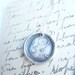 Wax seal jewelry owl pendant created from recycled fine silver by Dream of a Dream