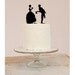 Custom Wedding Cake Topper Personalized with YOUR Silhouette