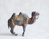 Iron Cast Camel - Antique Animal Toy Figurine - Made in England T & B