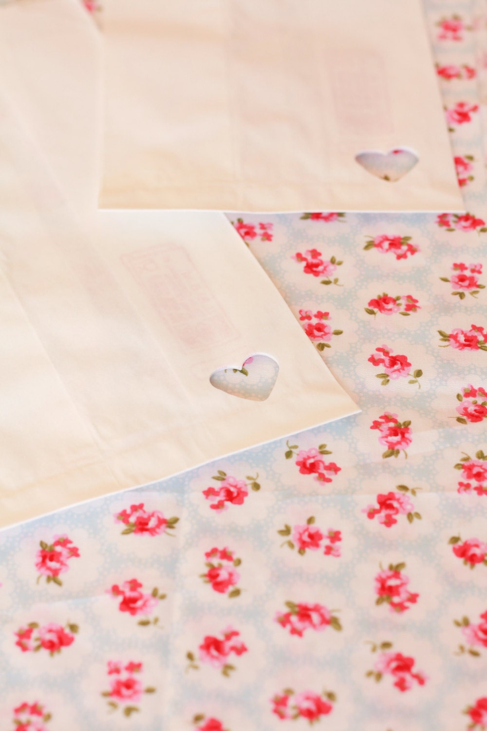10 Sacchetti di carta bianchi con cuore - 10 White Paper Bags