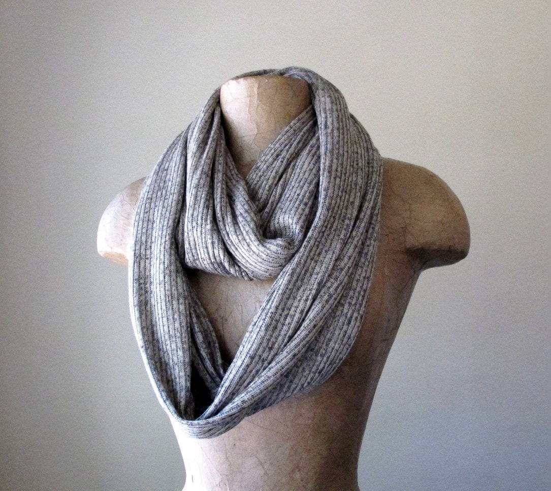 Oatmeal Sweater Scarf - Ribbed Knit Infinity Scarf - Earthy Circle Scarf -  Loop Scarf, Eternity Scarf, Fall Scarf, Winter Scarf