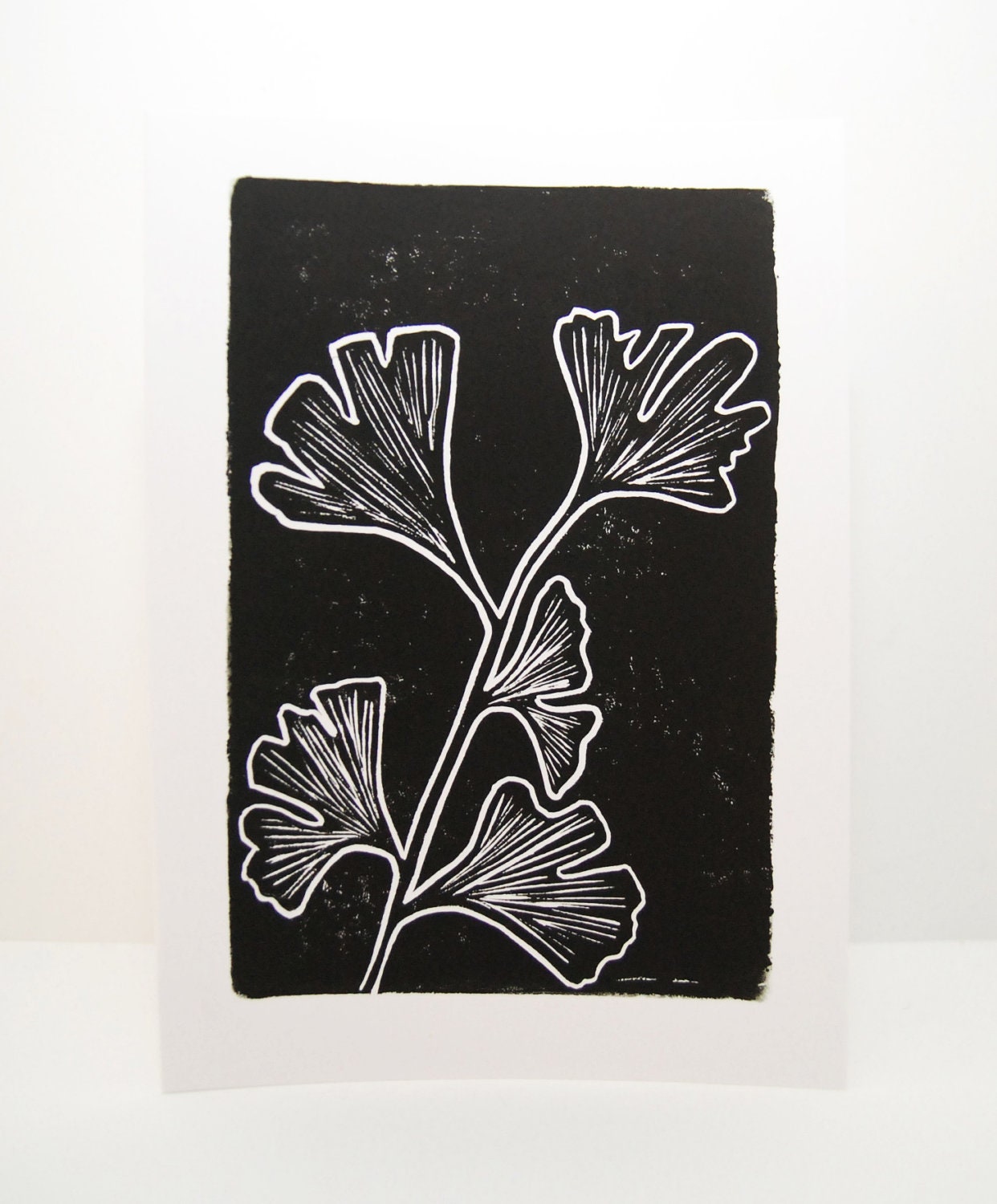 Gingko Leaf Greeting Card