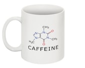 Caffeine White Coffee Mug 11 oz. on SALE