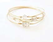 Big Day Bangle Set, Set Stone Bangles, Gem Stone Bangles, Bridal Bracelets, Stackable Bracelets, Wedding Bracelets