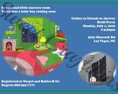 DIY Printable Birthday or Baby Shower Invitation -  Inspired by Goodnight Moon - Digital File
