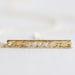 Sideways Gold Bar Necklace - side golden bar 14k gold filled necklace, modern statement jewelry by petitor
