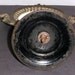 Victorian Ornate Table Vanity Dresser Mirror Cast Iron Painted