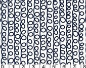 SALE - Ahoy Matey - Ropes End navy from Michael Miller - 1 yard