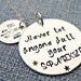 Personalized Necklace - Mothers Day Gift - Sparkle Necklace - Chandelier Necklace - Hand Stamped Necklace