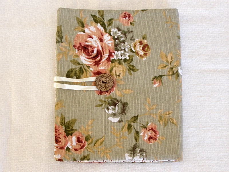 Notebook Folder - Fabric Notebook Cover - Notepad Clutch - Organizer