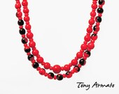 RED, BLACK & Red, Two For One, With Free Earrings. Wow.