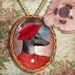 Italian Greyhound Dog Jewelry Brooch Handcrafted Ceramic by Nobility Dogs