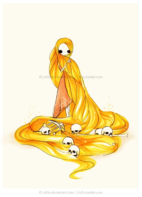 The Secret of Long hair - Print