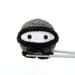 Amigurumi Crocheted stuffed Ninja doll toy - OO7 Ninja MochiQtie crochet amigurumi art doll