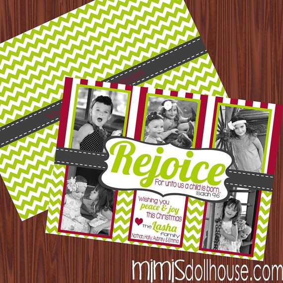 Christmas Cards- Photo Cards-Holiday Cards Printable JPEG Il_570xn