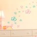 Butterflies Wall Decals Baby Girl Nursery Vinyl Wall Stickers