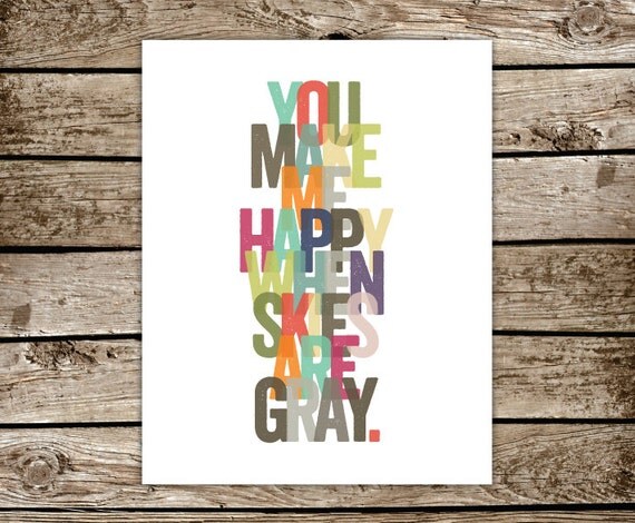 You Make Me Happy (11x14)