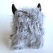 Plush Monster: Silla the silver monster