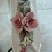 Retro Ceramic Boudoir/Bedroom Light with applied flowers