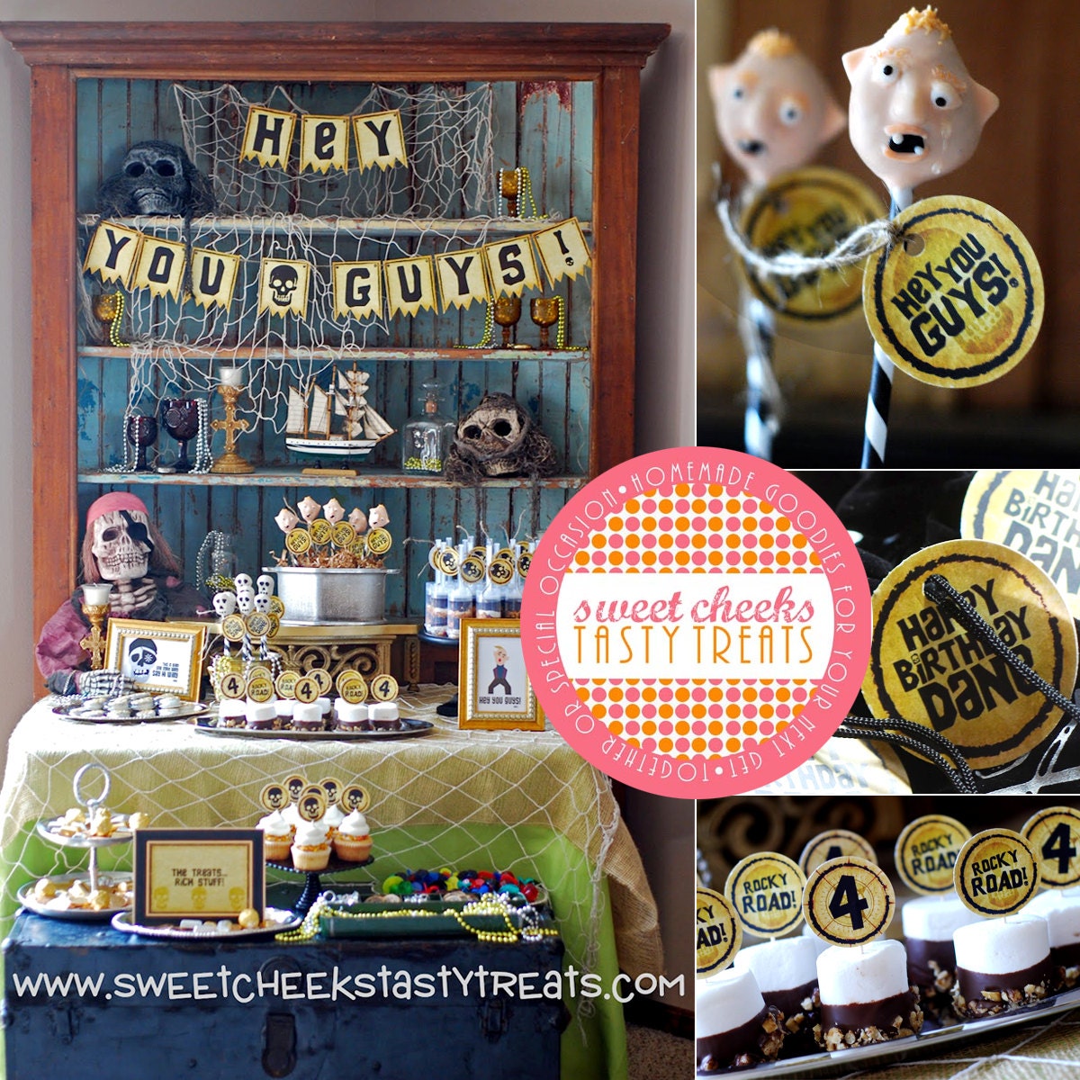 Pirate Party Printables - Goonies Themed Birthday Party Package - DIY Print Il_170x135