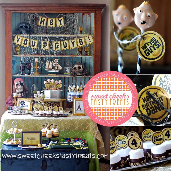 Pirate Party Printables - Goonies Themed Birthday Party Package - DIY Print Il_570xn