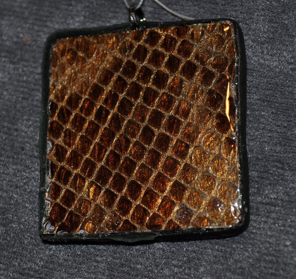 Dragon Hide Pendant- Red Tail Boa
