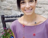 Kachin Necklace (Multicolored Long Hoops, by Nang)