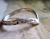 Grace RIng, Personalized in Sterling Silver