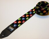 BEATLES Guitar Strap - John Lennon - Paul McCartney - George Harrison - Ringo Starr - Beatlemania