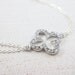 Silver Quatrefoil Clover Bracelet - Quatrefoil Pendant Jewelry