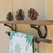 Strong Shelf Brackets and hooks, western decor, horseshoes used as shelving for home or office,  MADE TO ORDER