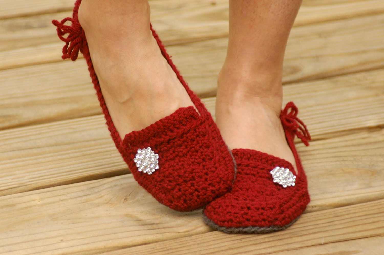 Crochet Pattern for a Womens House Slipper - Lovely Lady Loafers - six sizes included - Women's 5-10 - Pattern number 117 - Instant Download