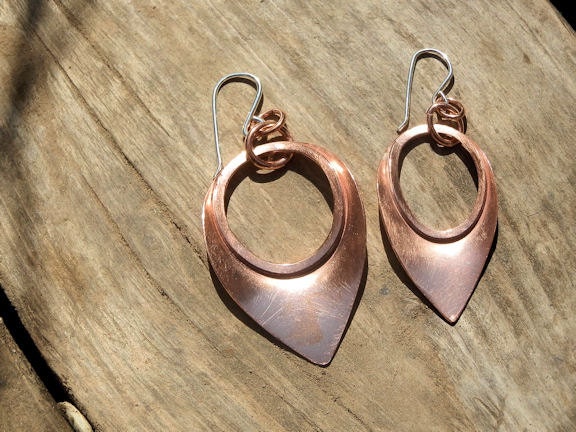 Dream Copper Leaves - Earrings