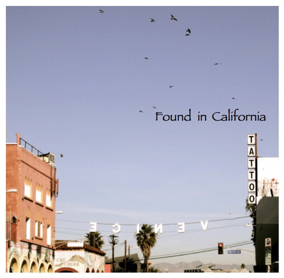 Venice Beach Photograph, Venice Sign, Ca, Fine Art Photography, 5x7 Print, Matte Photography Print, Photography of Venice, Beach Photograph
